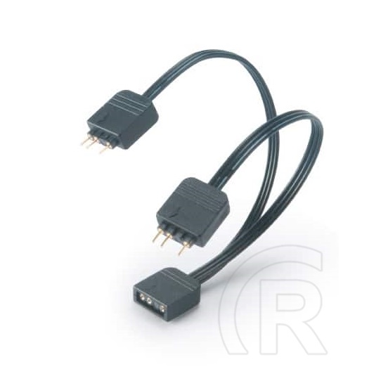 Akasa ARGB 3-Pin LED elosztó 2-es (12cm)