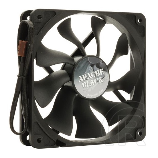 Akasa Apache Black hűtő ventilátor (120 mm, 600-1300 rpm, 7-16 dB)