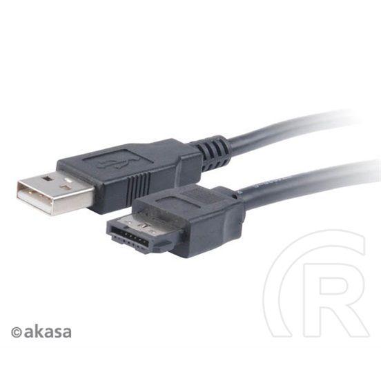 Akasa Flexstor eSATA 2,5" SATA átalakító kábel