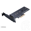 Akasa M.2 SSD - PCIe adapter kártya