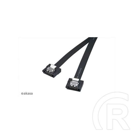 Akasa Proslim SATA 7 pin (M) kábel 50cm (fekete)