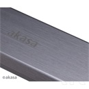 Akasa külső ház (M.2 PCIe NVMe, USB-C, fekete)