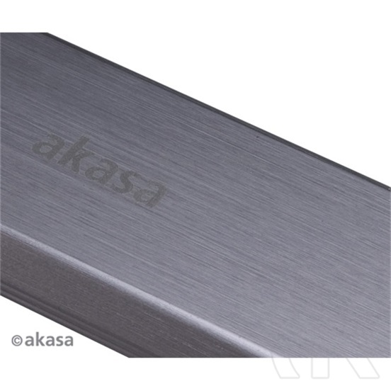 Akasa külső ház (M.2 PCIe NVMe, USB-C, fekete)