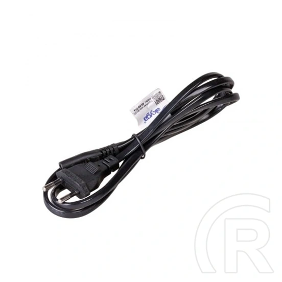 Akyga AK-RD-01A tápkábel (CEE 7/16 - IEC C7, 1,5 m, 250 V, 2,5 A, CCA, fekete)