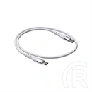 Akyga AK-USB-39 USB-C kábel (0,5 m, 2x USB-C, max. 60 W, 480 Mbps, fehér)