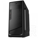 Akyga AK995BK (midi torony, ATX, fekete)