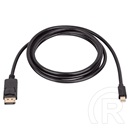 Akyga DisplayPort - mini DisplayPort kábel (DisplayPort dugó / mini DisplayPort dugó, 1,8 m, fekete)