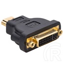 Akyga HDMI (M) - DVI 24+5 pin (F) adapter