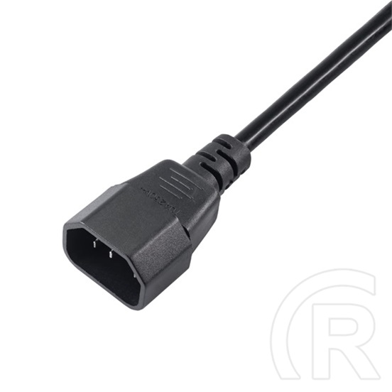 Akyga PC tápkábel hosszabbító 1,8m