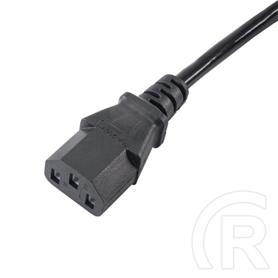 Akyga PC tápkábel hosszabbító 1,8m