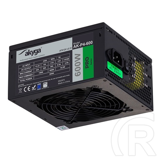 Akyga Pro tápegység (600 W, ATX)
