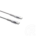 Akyga USB 2.0 kábel (C dugó / C dugó, 20V/3A, 1,8 m, fehér)