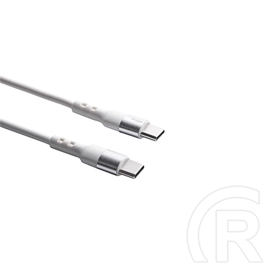 Akyga USB 2.0 kábel (C dugó / C dugó, 20V/3A, 1,8 m, fehér)