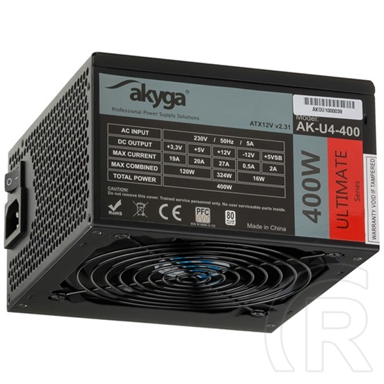 Akyga Ultimate 400 W 80+ Bronze tápegység