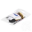 Akyga adapter Molex - 2x SATA