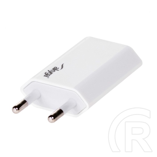 Akyga hálózati töltő (1xUSB, 5 V, 1 A, fehér)