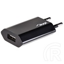 Akyga hálózati töltő (USB-A aljzat, 5V/1A, fekete)