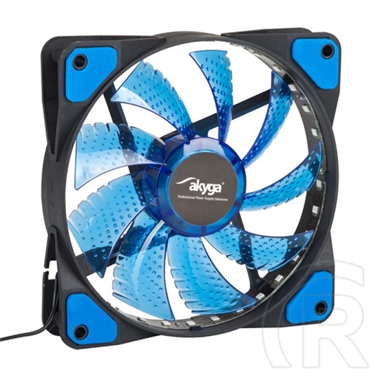 Akyga hűtő ventilátor (120mm, Kék)