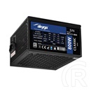 Akyga tápegység (800 W, 80+, 12 cm ventilátor, 20+4 tűs csatlakozó, fekete)