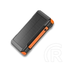 Alcor SD10000 Solar & Dynamo vésztöltő (10 000 mAh, napelem, dinamó, beépített lámpa, USB-A aljzat, micro USB/Type-C/Lig