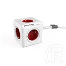 Allocacoc PowerCube Extended 1,5 m (piros)