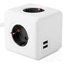 Allocacoc PowerCube Extended USB 3 m