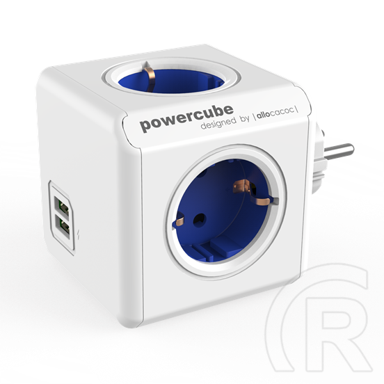 Allocacoc PowerCube Original USB (kék)