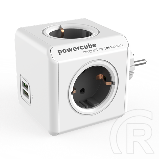 Allocacoc PowerCube Original USB (szürke)