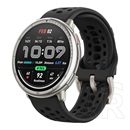 Amazfit active 2 okosóra (bőr szíj, aktivitásmérő, gps, 160 sport mód, nfc, vízálló, 5 atm + szilikon szíj) fekete