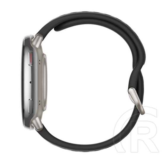 Amazfit active 2 okosóra (szilikon szíj, aktivitásmérő, gps, 160 sport mód, nfc, vízálló, 5 atm) fekete