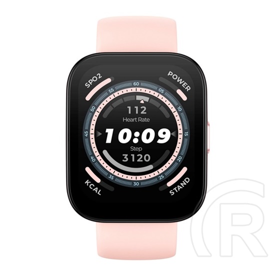 Amazfit bip 5 okosóra (aktivitásmérő, szilikon szíj, biotracker, ip68 vízálló) rózsaszín