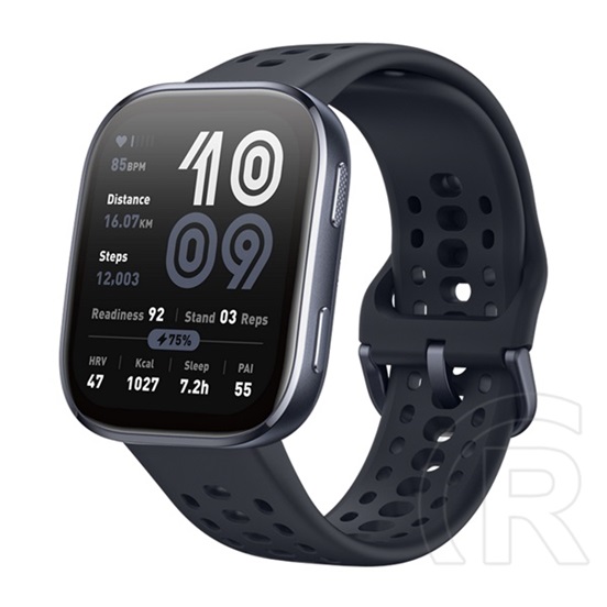 Amazfit bip 6 okosóra (aktivitásmérő, szilikon szíj, biotracker, gps, ip68 vízálló) fekete
