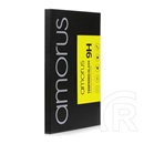 Amorus Honor 9S képernyővédő üveg (2.5D full glue, teljes felületén tapad, extra karcálló, 0.3mm, 9H) fekete