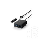 Anker A2154G11 hálózati töltőállomás (3xUSB-A + 3xUSB-C, 112W, fekete)