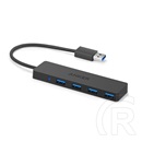 Anker Ultra Slim USB 3.0 HUB (4 portos, fekete)