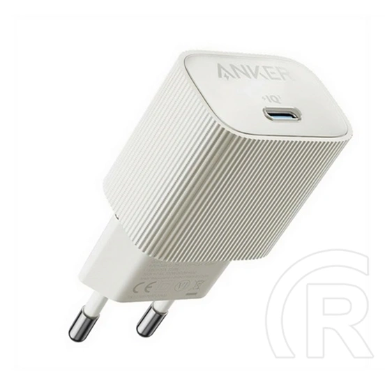 Anker Nano 4 hálózati töltő (USB-C aljzat, 30 W, gyorstöltő, fehér)