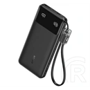Anker powerbank (10000mah, 22.5 W, USB-C aljzat, PD gyorstöltő, led kijelző, fekete)