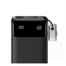 Anker powerbank (10000mah, 22.5 W, USB-C aljzat, PD gyorstöltő, led kijelző, fekete)