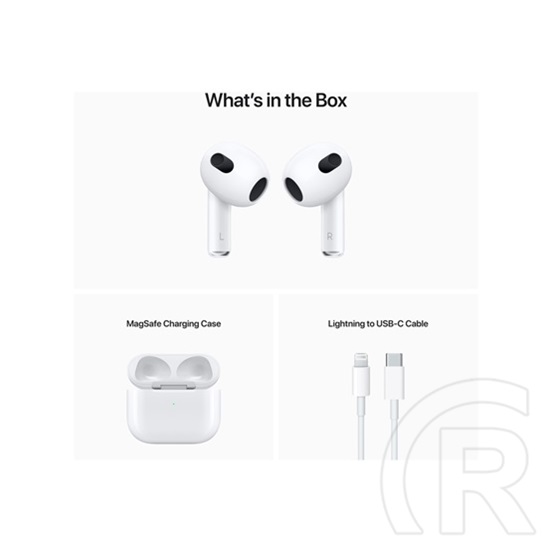 Apple AirPods 3 vezeték nélküli töltőtokkal