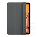 Apple Ipad Air 2020 (Air 4) tok álló, bőr hatású (aktív flip, oldalra nyíló, trifold, asztali tartó) szénszürke
