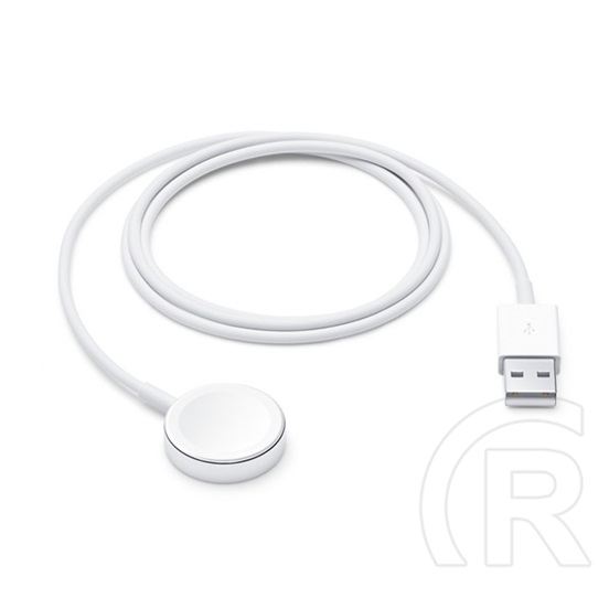 Apple Watch Series 5 44mm asztali töltő usb (gyorstöltő, wireless, 100cm, apple watch töltő, mklg2zm/a utód) fehér