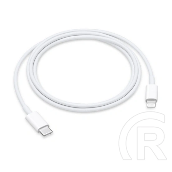 Apple adatkábel (Type-C - Lightning, gyorstöltés, 100 cm, fehér)