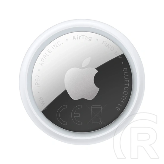 Apple airtag 2.gen. bluetooth nyomkövető 1db (kulcstartóra, táskára, autóba, valós idejű nyomkövetés) fehér