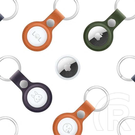 Apple airtag 2.gen. bluetooth nyomkövető 1db (kulcstartóra, táskára, autóba, valós idejű nyomkövetés) fehér