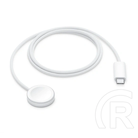Apple asztali töltő (type-c, wireless, gyorstöltő, 100cm, textil, mt0h3zm/a utód, watch töltő) fehér