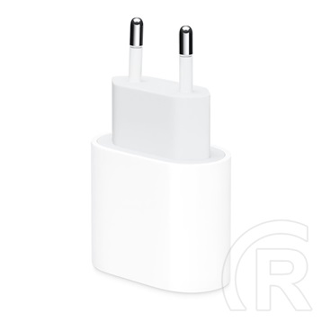 Apple hálózati töltő (USB-C aljzat, 20W, MHJE3ZM/A utód, fehér)