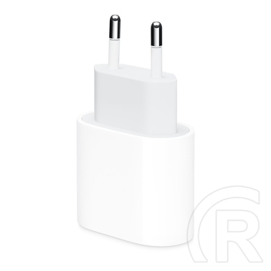 Apple hálózati töltő (USB-C aljzat, 20W, MHJE3ZM/A utód, fehér)