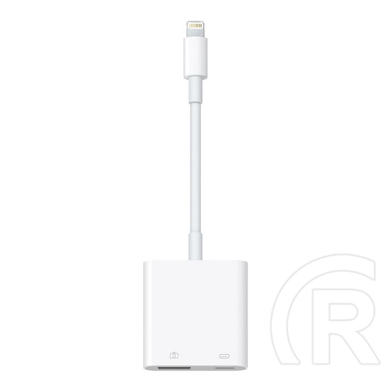 Apple iPad 2  Apple adapter kábel (usb 3.0+lightning aljzat - lightning, 12cm, kamera csatlakoztatás) fehér