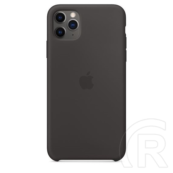 Apple iPhone 11 Pro Max szilikon tok (fekete)