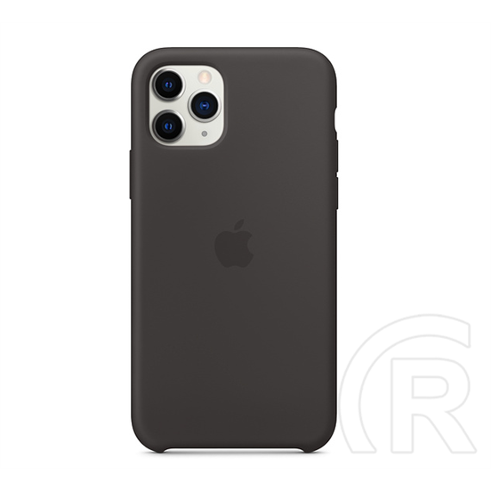 Apple iPhone 11 Pro szilikon tok (fekete)